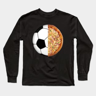 Pizza and Soccer Apparel Gifts Long Sleeve T-Shirt